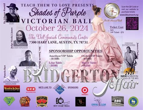 The Shades of Purple Domestic Violence Awareness Ball- A Bridgerton ...