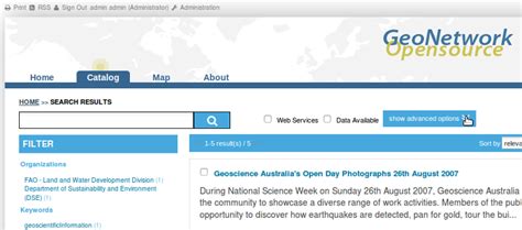 GeoNetwork Quickstart — OSGeo-Live 9.0 Documentation