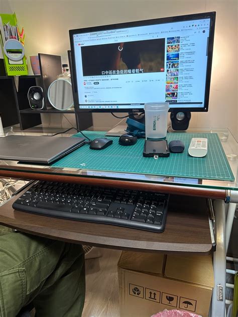 Image result for Glass Computer Table