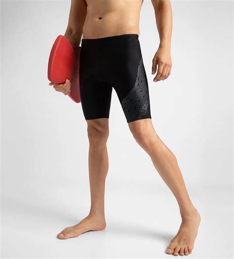 Buy Speedo Medley Logo Jammer Black-Usa-Charcoal Swimwear Online ...