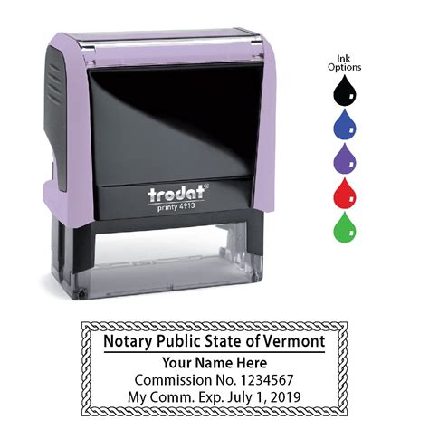 Vermont Notary Stamp | Order Online | Fast Shipping | Notary.net
