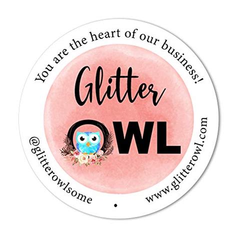 Custom Stickers Label Stickers - Round Personalized Labels for Busines – Glitter Owl