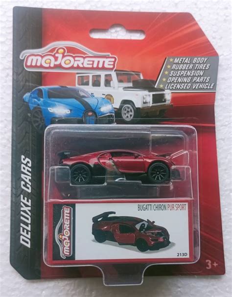 Majorette BUGATTI CHIRON PUR SPORT,Die-Cast Car,DELUXE CARS SERIES ...