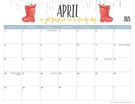 2025 Printable Calendars for Moms - iMOM