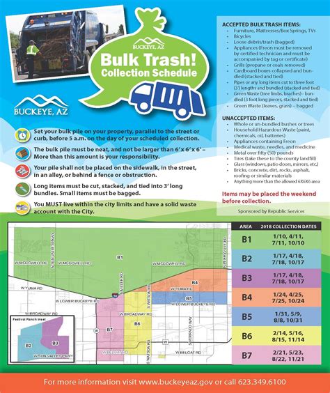 Waste Management Bulk Trash Pickup Schedule - where to dump