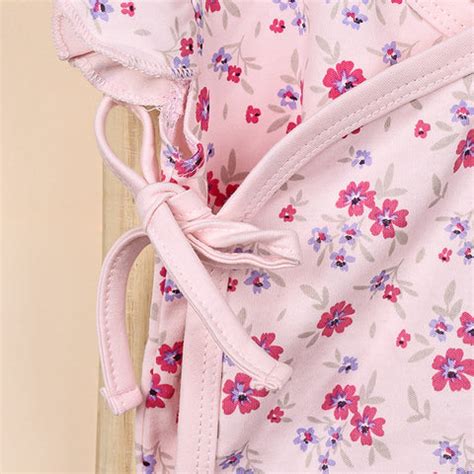 Kids Organic Cotton Front Open Kimono | Flower – Moms Home