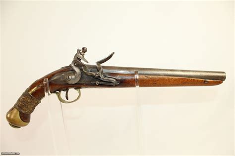 Circa 1800 Antique EUROPEAN Flintlock HORSE Pistol