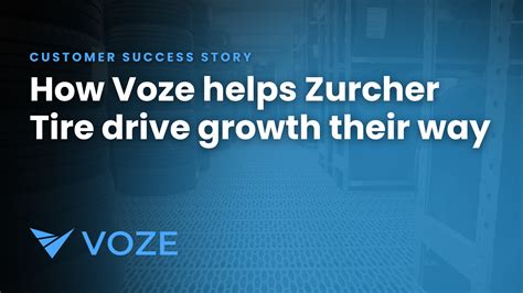 How Voze Helps Zurcher Tire Drive Growth Their Way