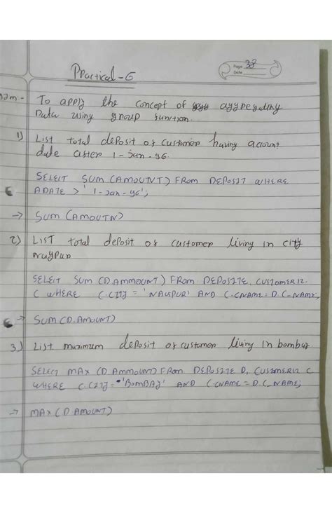 DBMS 6,7,8 - Lab Manual of DBMS - Page 38 G Date To apply the concept ...