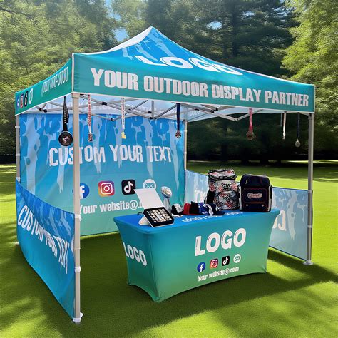 Custom Canopy Tent With Your Logo Personalized Event Tents 10x10 ...