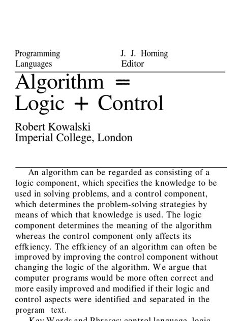 Image result for Algorithm Logic