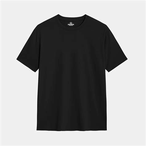 Hashtruck Solid Black Cotton Plain T-Shirt – Hashtruck Apparel
