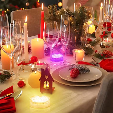 Buy Creatrek LED Submersible Light, RGB Color Changing Underwater Pool ...