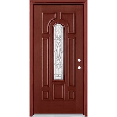 Center arch lite Stained Front Doors at Lowes.com