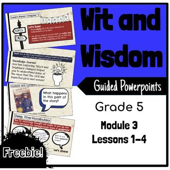 Image result for Wit and Wisdom Grade 5 Module 4