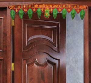 UD WORLD Door Ganesh Leaf Green Hanging Toran/Bandarwal/ Bandanwar (95 ...