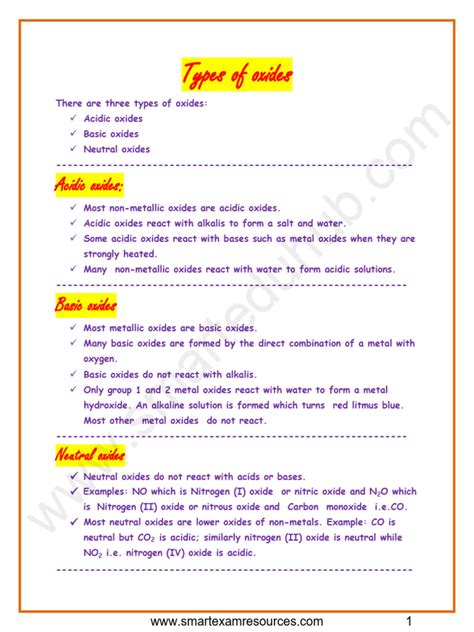 Image result for Oxides Explained