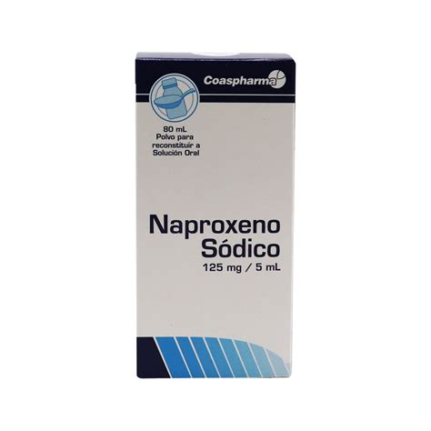 NAPROXENO 125mg/5mL POLVO PARA SUSPENSIÓN - Laboratorios