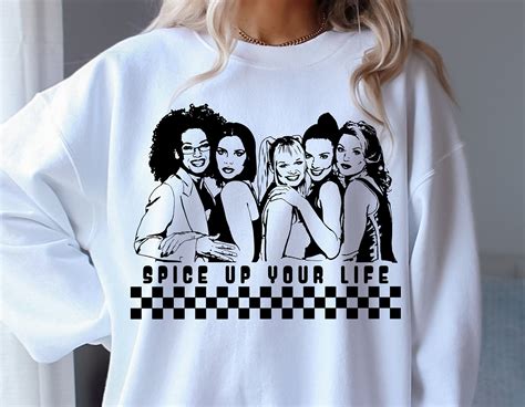 Spice Girls Retro Sweatshirt, Spice up Your Life, Spice Girls Merch ...