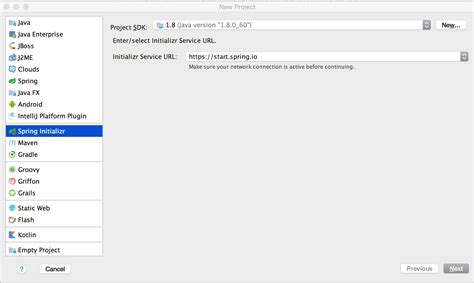 Spring Boot Initializer 的图像结果