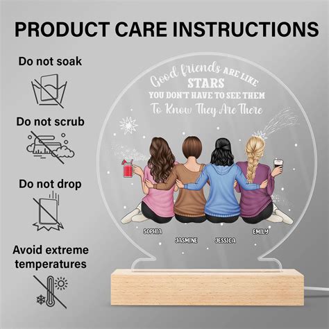 Good Friends Like Stars - Gift For Besties, BFF Best Friends, Sisters ...