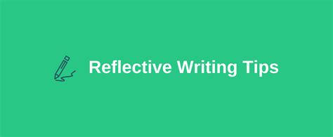 Reflective Writing Tips 的图像结果