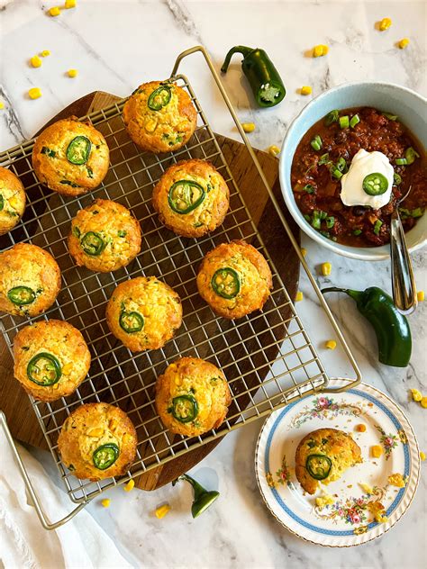 Jalapeno Cornbread Muffins