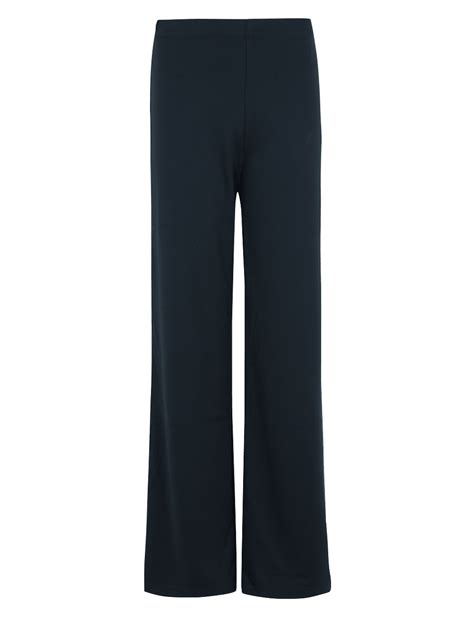 Buy Jersey High Waisted Wide Leg Trousers at Marks & Spencer