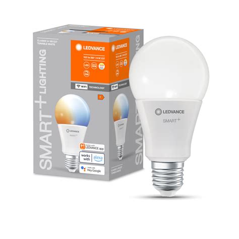 Osram / Ledvance LED WIFI Smart+ Classic A matt 220° 14-100W/827-865 ...