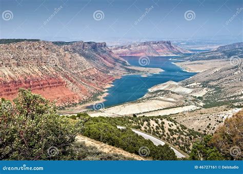 Flaming Gorge National Recreation Area and the Green River, Utah Stock ...