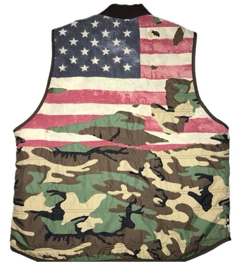 Polo Ralph Lauren Camo USA Flag Vest Size L | eBay in 2025 | Apparel ...
