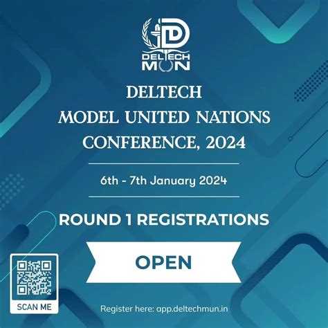 Delhi Technological University MUN 2024 (DelTech MUN 2024), 07/18/2024