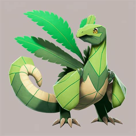 +25 Green Pokemon Explained (3D Images) - Eggradients.com