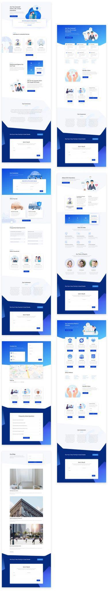 Image result for Insurance Content Layout