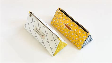 Image result for Zippered Pencil Case Pattern Triangle