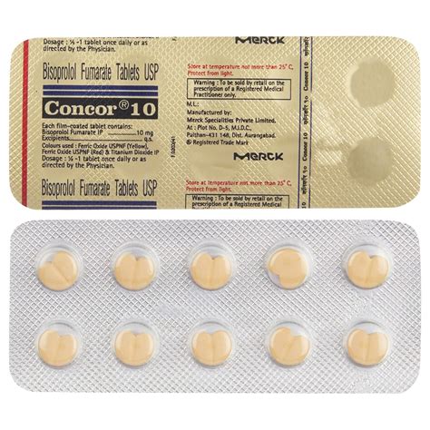Concor 10 - Strip of 10 Tablets : Amazon.in: Health & Personal Care