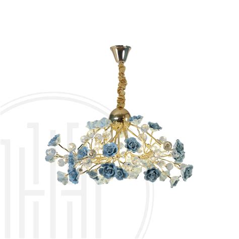 Rosea Rosa Chandelier – Elegant Floral Lighting with Crystal Accents ...