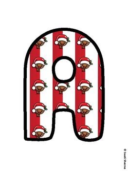 Christmas Bulletin Board Letters, Christmas Alphabet Posters school ...