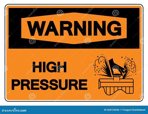 High Pressure Symbol