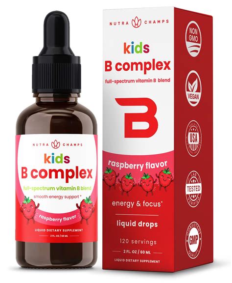 Nutrachamps Vitamin B Complex For Kids B1 B2 B3 B6 | Desertcart QATAR