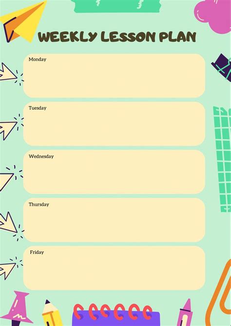 Image result for Free Printable Lesson Plans