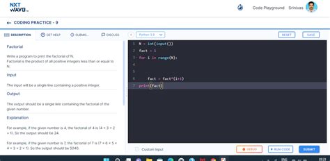 Image result for 4 Factorial of a Given Number Python with Algorithm Flowchart