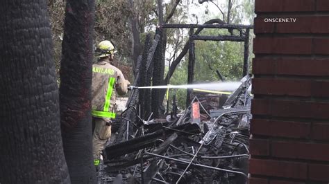 2 firefighters injured when burning section of El Cajon home collapses ...