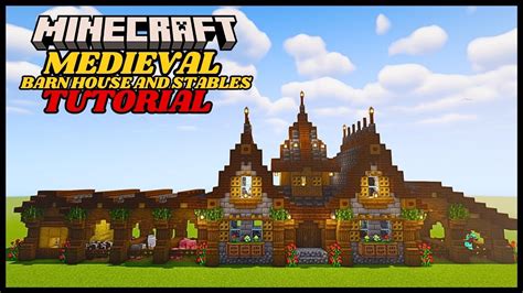 Image result for Minecraft Medieval Barn Tutorial