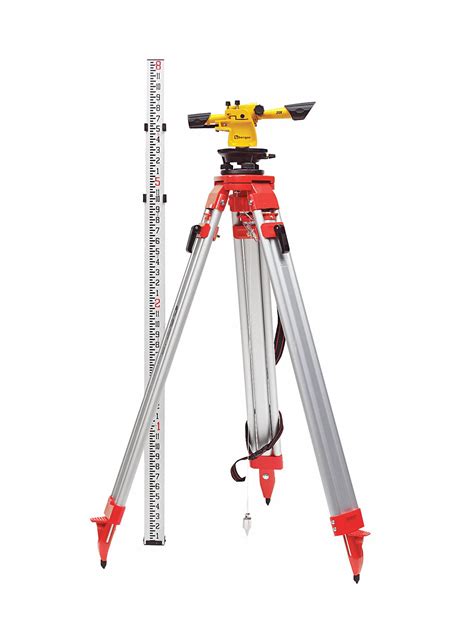 CST/BERGER TRANSIT LEVEL KIT,W/ TRIPOD AND ROD - Optical and Transit ...