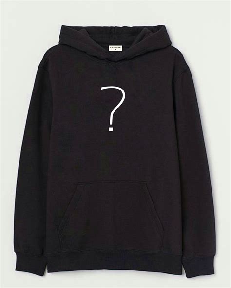 Surprise me Black - hooded sweatshirt
