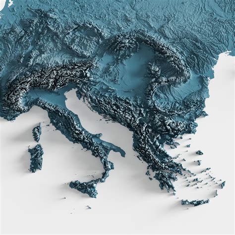 Europe Relief Map 的图像结果