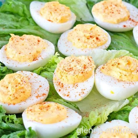 Easy Deviled Eggs Recipe - Glenda Embree