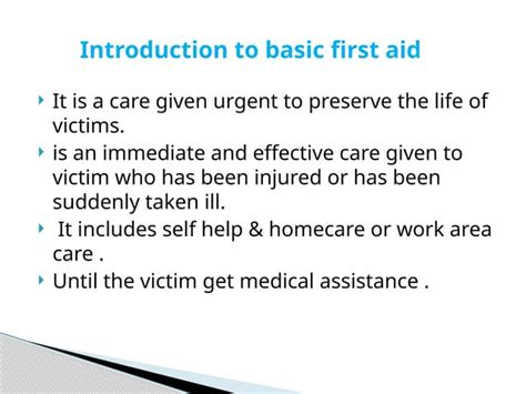 Image result for Introduction to First Aid PowerPoint