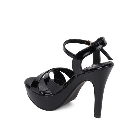 Buy ELLE Black Women Buckle Sandals Online